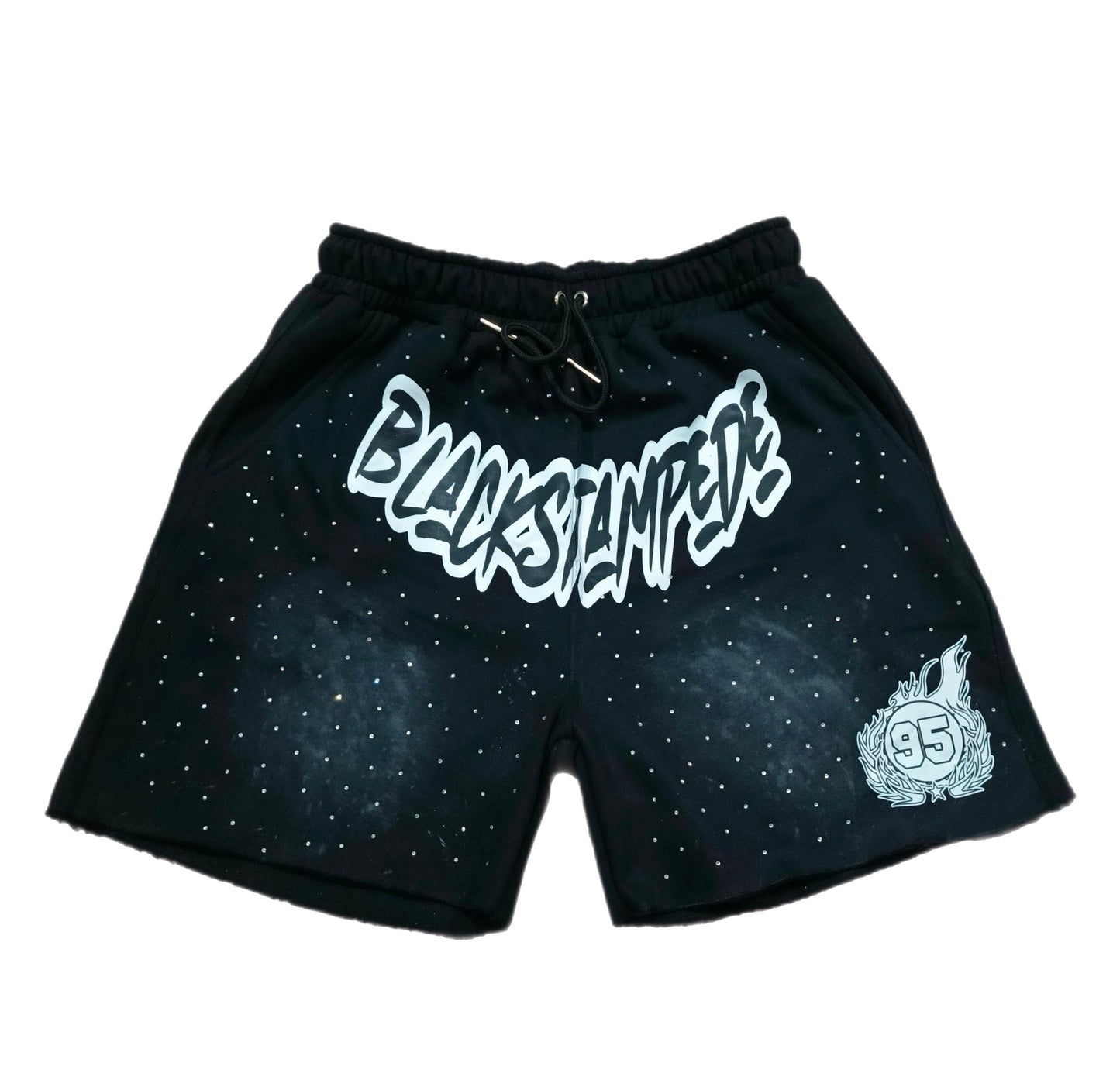 BlackStampede Rhinestone summer shorts