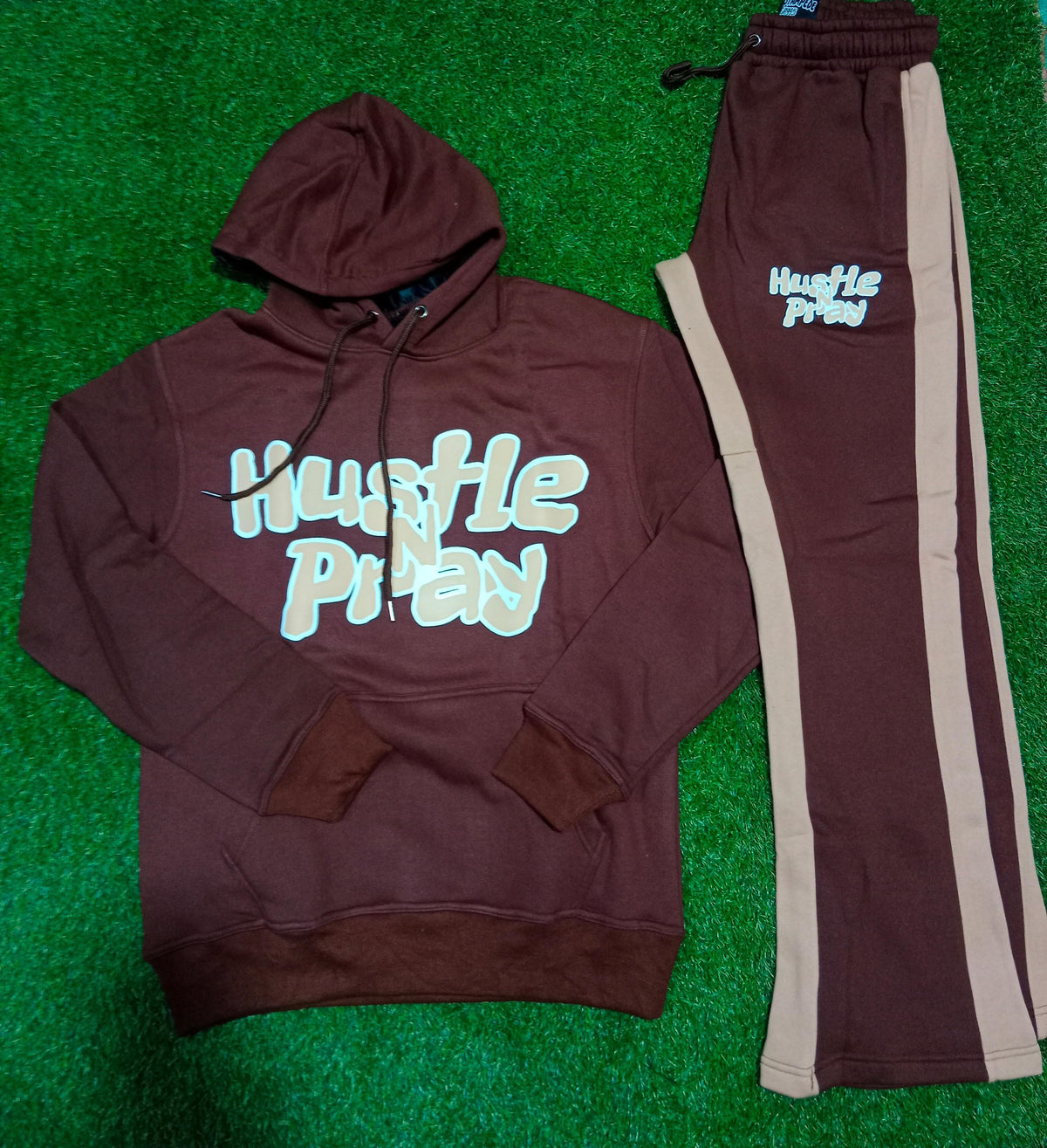 Hustle and Pray Sweat Suit